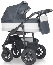 Детская коляска 2 в 1 Verdi Laser BLACK 9023-VLB-04, graphite